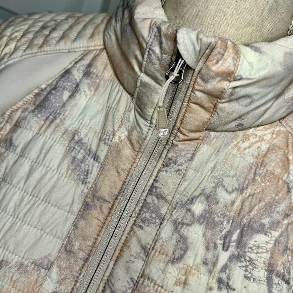 Carrie Underwood Marble XL Full Zip Hybrid Jacket Tan Active Calia Stretch A - Picture 4 of 10